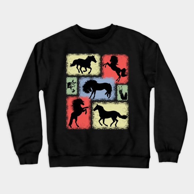 Haflinger Pony Horses Collection Crewneck Sweatshirt by Primo Style